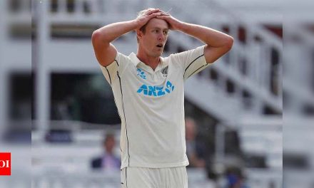 डब्ल्यूटीसी फाइनल: न्यूजीलैंड के रन चेज के तनाव से बचने के लिए काइल जैमीसन बाथरूम में छिप गई |  क्रिकेट समाचार – टाइम्स ऑफ इंडिया