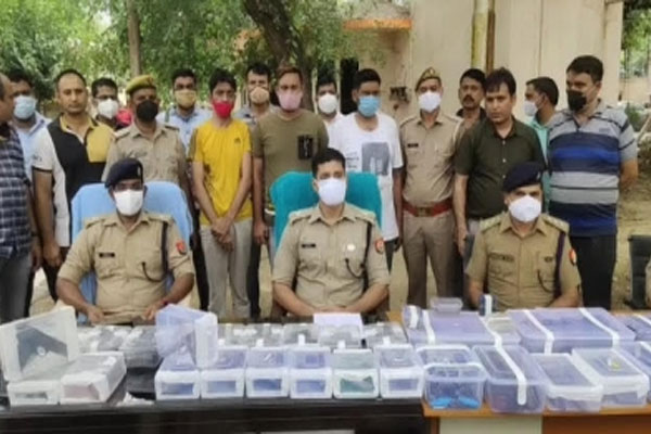 Three arms smugglers arrested in joint operation of police were going to set up arms factory in Meerut. - Greater Noida News in Hindi