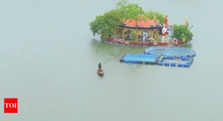 महाराष्ट्र: ठाणे, पालघर में भारी बारिश के बीच घरों में पानी भर गया, दीवारें ढह गईं |  ठाणे समाचार – टाइम्स ऑफ इंडिया