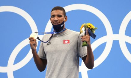 टोक्यो ओलंपिक: ट्यूनीशिया के अहमद हफनौई ने पुरुषों की 400 मीटर फ्रीस्टाइल स्वर्ण जीता