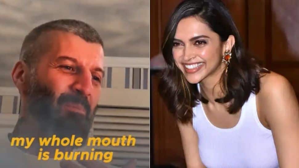 Deepika Padukone captures hairstylist Yianni&#039;s hilarious reaction to eating &#039;spicy&#039; raw mangoes! - Watch