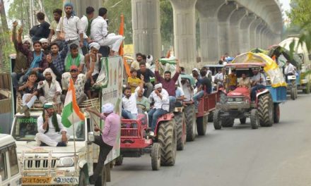 स्वतंत्रता दिवस पर हरियाणा के जींद में ट्रैक्टर रैली आयोजित करने के लिए किसानों का विरोध प्रदर्शन