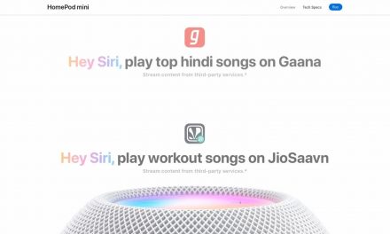 JioSaavn और Gaana Music स्ट्रीमिंग अब भारत में Apple HomePod Mini पर उपलब्ध है