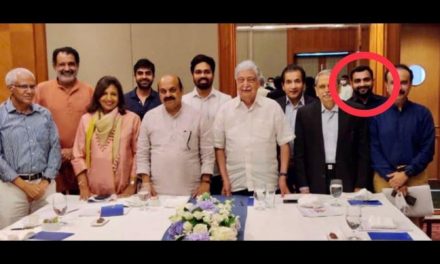 आधिकारिक मुलाकात से कर्नाटक के मुख्यमंत्री बोम्मई के बेटे की तस्वीर ने उठाई भौंहें, कांग्रेस ने ‘वंशवादी राजनीति’ पर सवाल उठाया