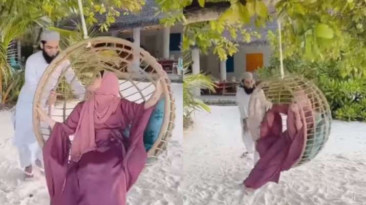 सना खान और पति अनस सैयद की मालदीव की छुट्टी का वीडियो आपको फूट-फूट कर छोड़ देगा
