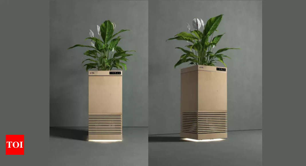 यह स्मार्ट एयर प्यूरीफायर आपके कमरे में हवा को साफ करने के लिए एक पौधे का उपयोग करता है – टाइम्स ऑफ इंडिया
