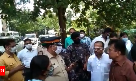 महाराष्ट्र: भाजपा के किरीट सोमैया को मुंबई स्थित आवास पर हिरासत में लिया गया;  कोल्हापुर कलेक्टर ने प्रवेश पर प्रतिबंध लगाया |  मुंबई समाचार – टाइम्स ऑफ इंडिया