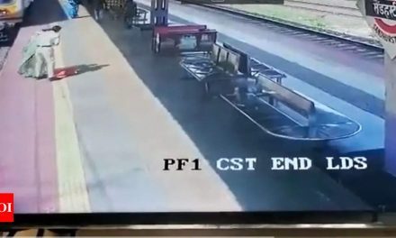 आरपीएफ: देखें: आरपीएफ कांस्टेबल ने सैंडहर्स्ट रोड स्टेशन पर ट्रेन से गिरी महिला को बचाया |  मुंबई समाचार – टाइम्स ऑफ इंडिया