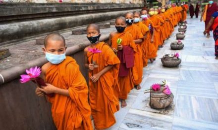 बांग्लादेश में बौद्ध मठ पर हमले का त्रिपुरा में विरोध प्रदर्शन