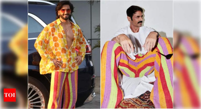 रणवीर सिंह बनाम अर्जुन रामपाल: क्रोकेट पैंट किसने पहनी बेहतर?  – टाइम्स ऑफ इंडिया