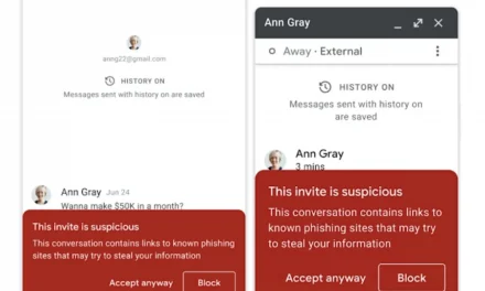 Google चैट नए बैनर के माध्यम से उपयोगकर्ताओं को फ़िशिंग हमलों के खिलाफ चेतावनी दे रहा है