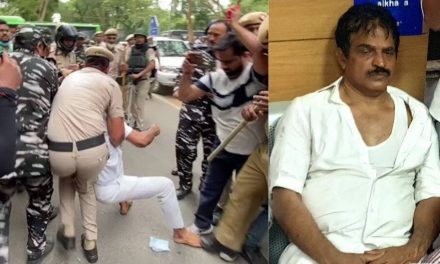 राहुल के सम्मन के खिलाफ प्रदर्शन के दौरान पुलिस ने वेणुगोपाल से हाथापाई की
