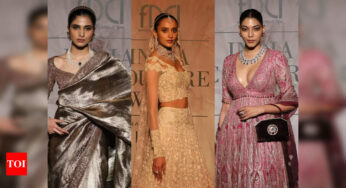 FDCI इंडिया कॉउचर वीक 2022: तरुण तहिलियानी का द पेंटरली ड्रीम कलेक्शन – टाइम्स ऑफ़ इंडिया