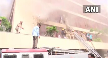 लखनऊ में लगी आग में 2 लोगों की मौत, 18 लोगों को निकाला गया; 15 अभी भी होटल के अंदर फंसे