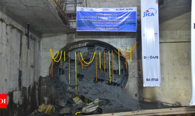 मुंबई: मेट्रो-3 में 100 फीसदी सुरंग बनाने का काम पूरा |  मुंबई समाचार – टाइम्स ऑफ इंडिया