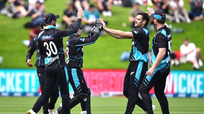 डुनेडिन में मिल्ने, सीफर्ट ने श्रीलंका को कुचलने के बाद न्यूजीलैंड ने टी20ई श्रृंखला में स्तर बराबर किया।  साभार: न्यूजीलैंड क्रिकेट
