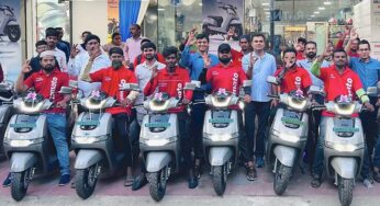 टीवीएस ने आईक्यूब इलेक्ट्रिक स्कूटर के साथ हरित डिलीवरी के लिए ज़ोमैटो के साथ साझेदारी की घोषणा की