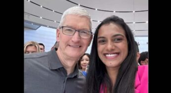 Indian Star Shuttler PV Sindhu Attends Apple iPhone 15 Launch Event, Takes Selfie With CEO Tim Cook
