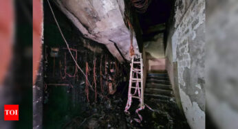 Fire in Mumbai building: 33 people rescued, no one hurt | Mumbai News – Times of India