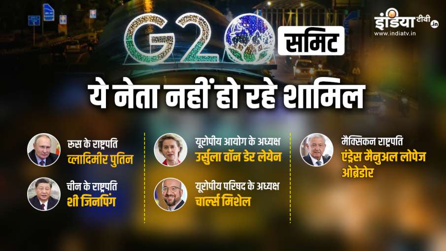 G-20:  कौन नहीं हो रहे शामिल