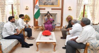 TDP leaders call on President seeking her intervention in arrest of party chief Chandrababu Naidu