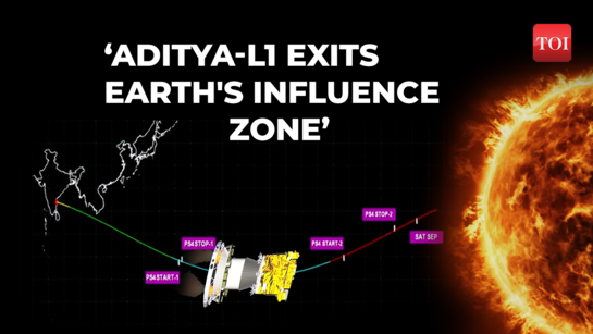 Aditya-L1 successfully escapes Earth's influence, heads towards L1: ISRO
