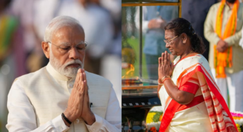 Prez Murmu, PM Modi Pay Tribute To Mahatma Gandhi At Rajghat