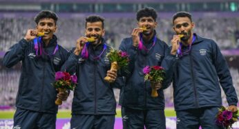 Asian Games 2023: Men’s relay team featuring Muhammed Anas, Jacob, Ajmal and Rajesh wins 4x400m Gold