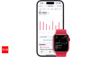 iPhone और Apple Watch पर हृदय गति इतिहास ट्रैक करें | – टाइम्स ऑफ इंडिया