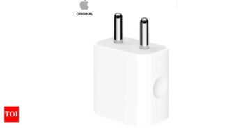 फ्लिपकार्ट और अमेज़ॅन पर रियायती मूल्य पर Apple iPhone 20W फास्ट चार्जर प्राप्त करें – टाइम्स ऑफ इंडिया