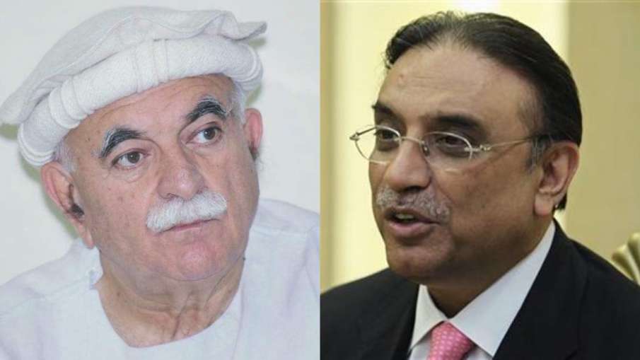 महमूद खान अचकजई, पाकिस्तान के राष्ट्रपति पद के उम्मीदवार, आसिफ अली जरदारी