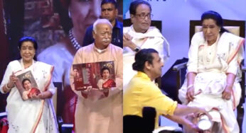 आशा भोसले की जीवनी 'स्वरस्वामिनी आशा' का विमोचन, समारोह में सोनू निगम ने धोए उनके पैर