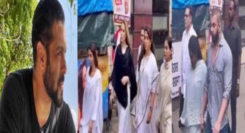सलमान खान का परिवार बाबा सिद्दीकी के आवास पर पहुंचा