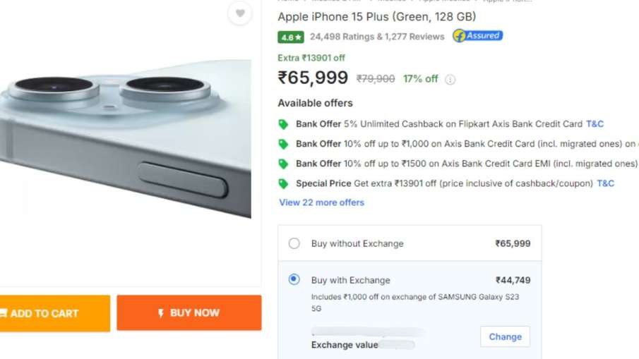 iPhone 15 डिस्काउंट ऑफर, iPhone 15 की कीमत में कटौती, iPhone 15 की कीमत में गिरावट, iPhone 15 सेल ऑफर, iPhone 15