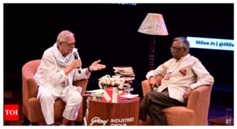 गुलज़ार ने मुंबई लिटफेस्ट 2024 का उद्घाटन किया | मुंबई समाचार – टाइम्स ऑफ इंडिया