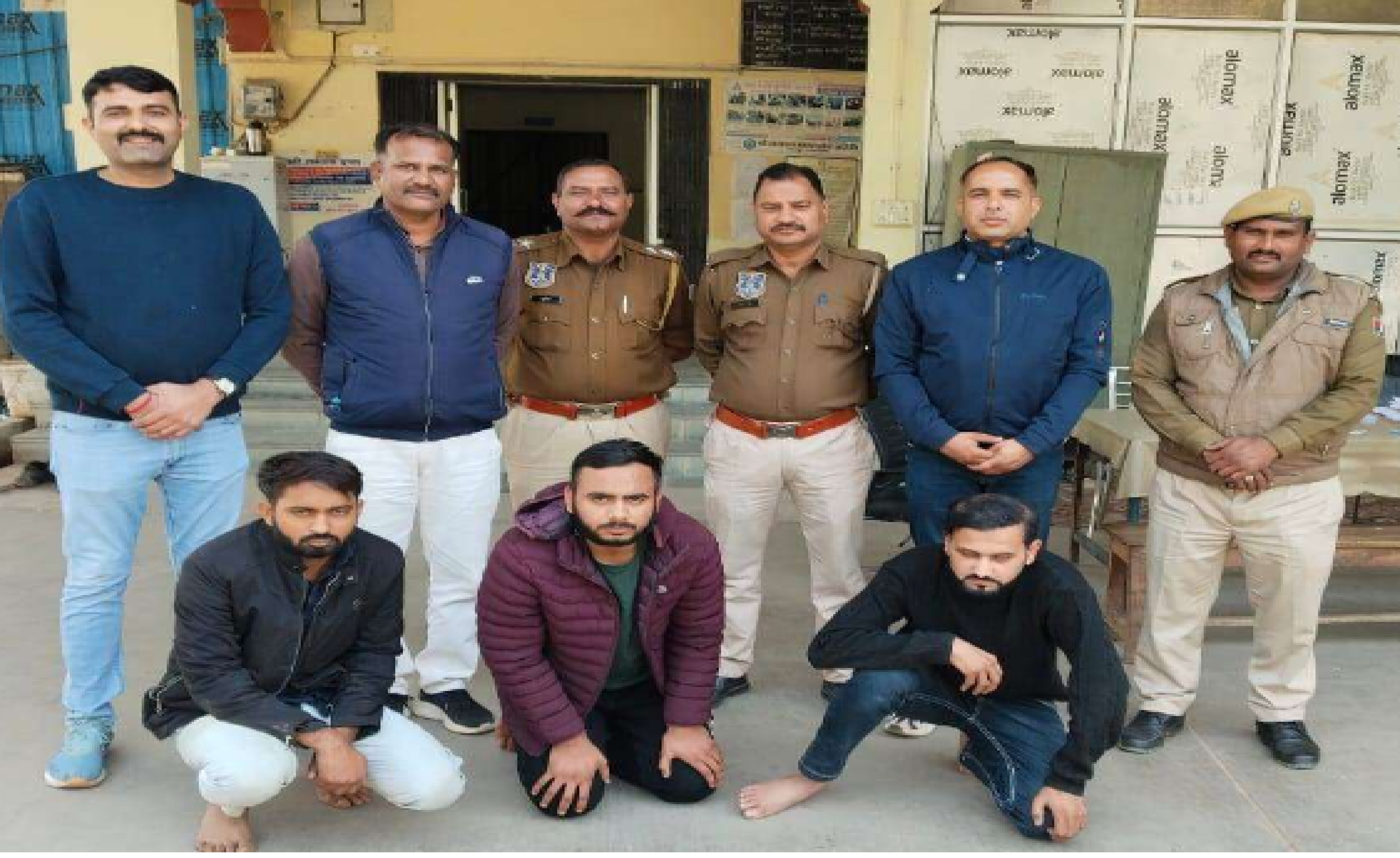 मुहाना थाना पुलिस की कार्रवाई: अपहृत कर्मचारी को 6 घंटे में छुड़ाया, 3 आरोपी गिरफ्तार, मांगी थी दस लाख की फिरौती - जयपुर न्यूज़ इन हिंदी