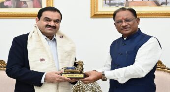 गौतम अडानी ने छत्तीसगढ़ के मुख्यमंत्री विष्णु साई से मुलाकात की, ऊर्जा, सीमेंट परियोजनाओं में 65,000 करोड़ रुपये के निवेश की घोषणा की