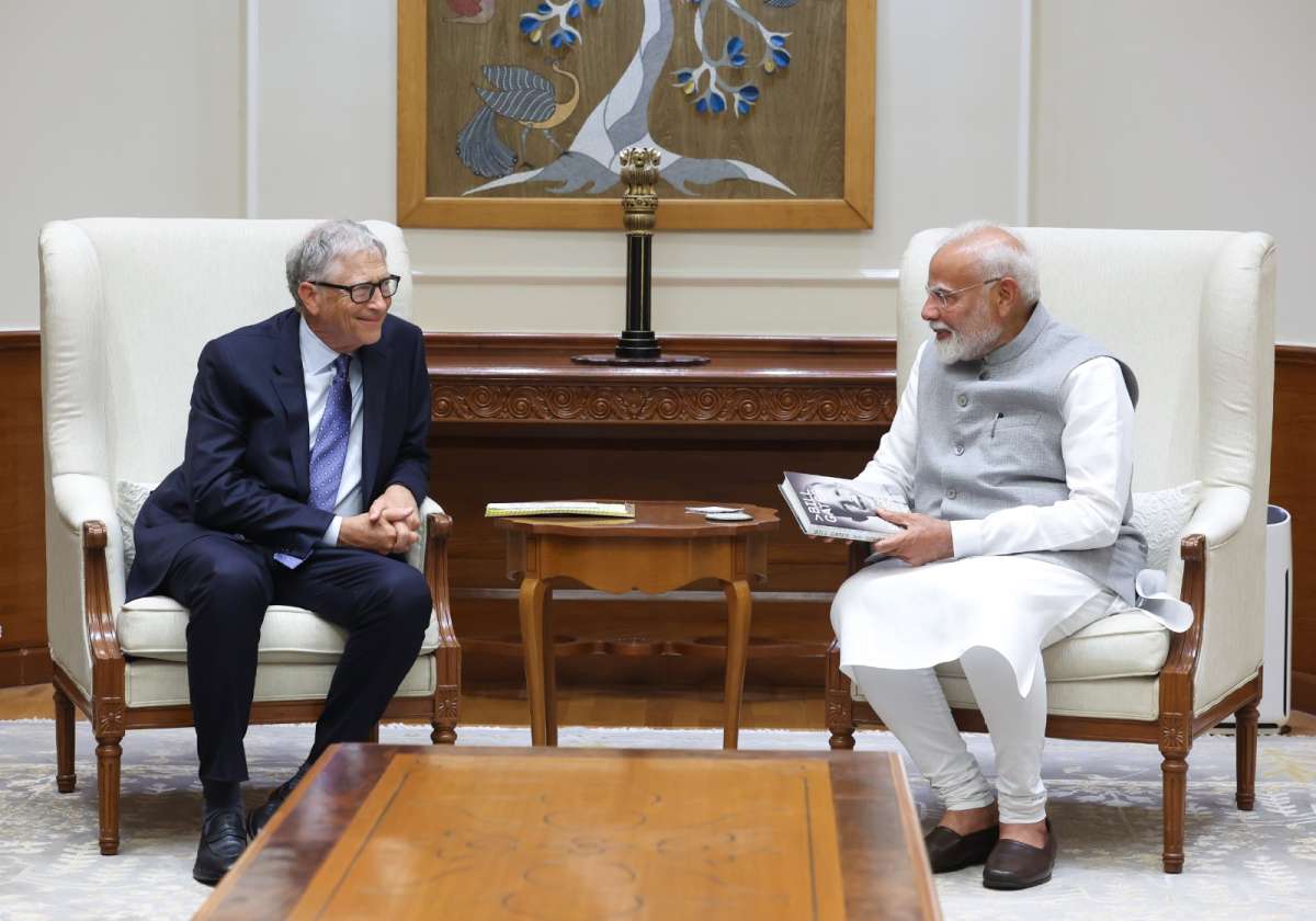 Bill Gates with PM Modi