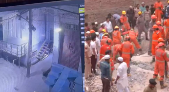4 मृत, कई डरते हुए डेल्हिस मुस्तफाबाद में निर्माण के बाद फंस गए, वीडियो पर बचाव – वीडियो