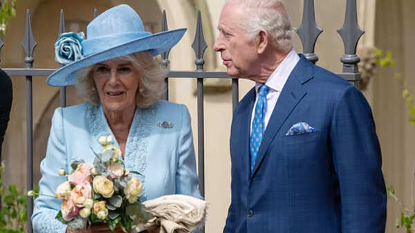 ईस्टर 2025 में किंग चार्ल्स और क्वीन कैमिला