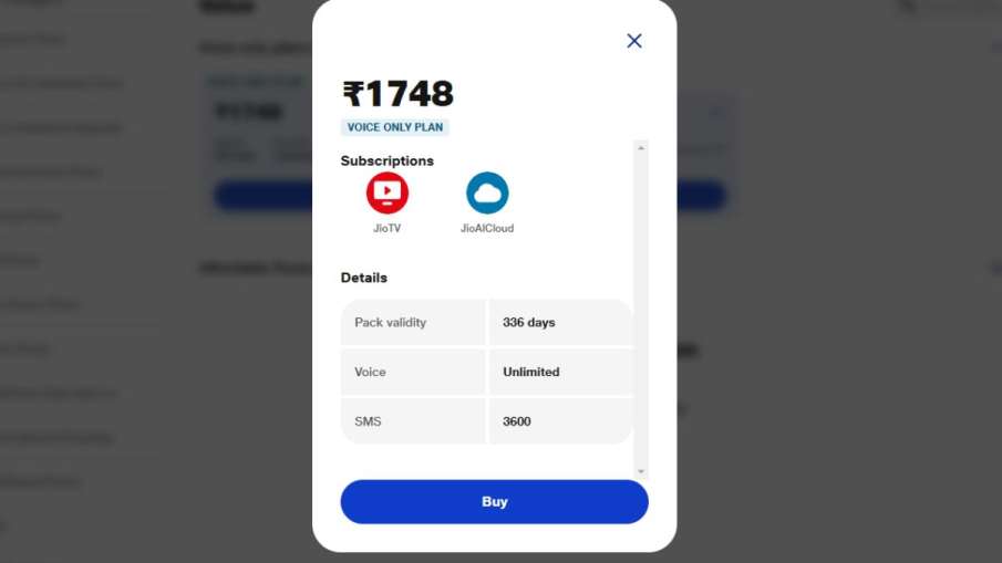 Jio, Jio प्रस्ताव, Jio Best Plan