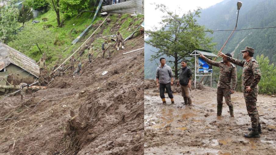 सिक्किम भूस्खलन भारतीय सेना