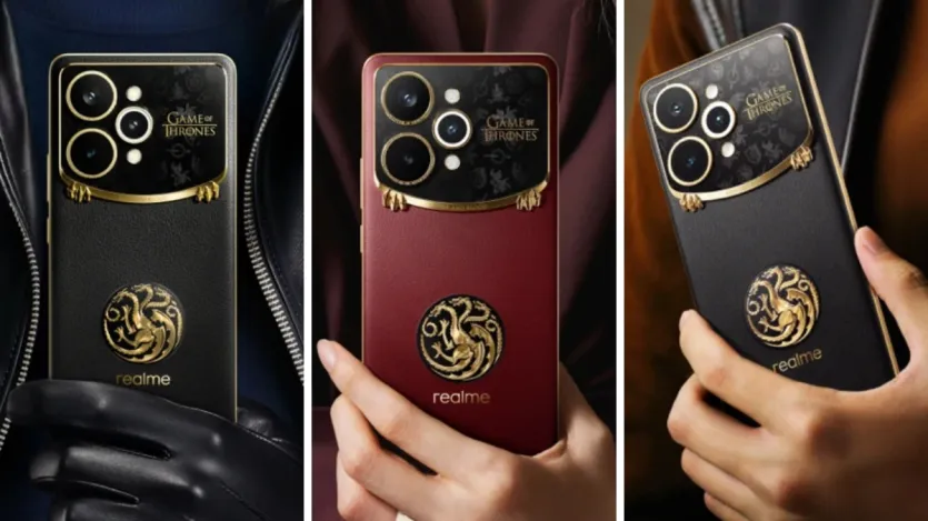 Realme 15 Pro 5G गेम ऑफ थ्रोन्स लिमिटेड एडिशन की कीमत भारत में 44,999 रुपये रखी गई है। हालाँकि, कंपनी ने 3000 रुपये के बैंक कार्ड के तहत ऑनलाइन ऑफर की पेशकश की है, जिसके बाद फोन करके 41,999 रुपये की कीमत पर खरीदारी की जा सकती है। इसकी बिक्री फ्लिपकार्ट और यूनिवर्सल के स्ट्रैटेजी स्टोर्स पर जल्द ही शुरू होगी।