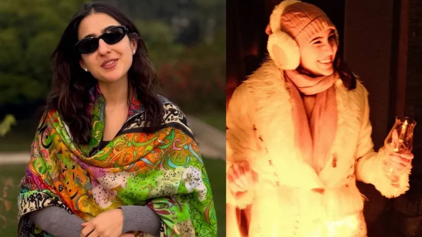 सारा के डायलॉग्स लुक्स में लोगों की नजरें उनकी शॉल पर छा गईं। मल्टी-कलर वाली इस शॉल में सारा बेहद खूबसूरत लग रही थी, जो उनके टॉप और ट्राउजर वाले लुक को कंप्लीट कर रही थी।