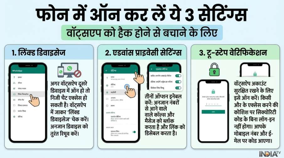 व्हाट्सएप सेटिंग्स