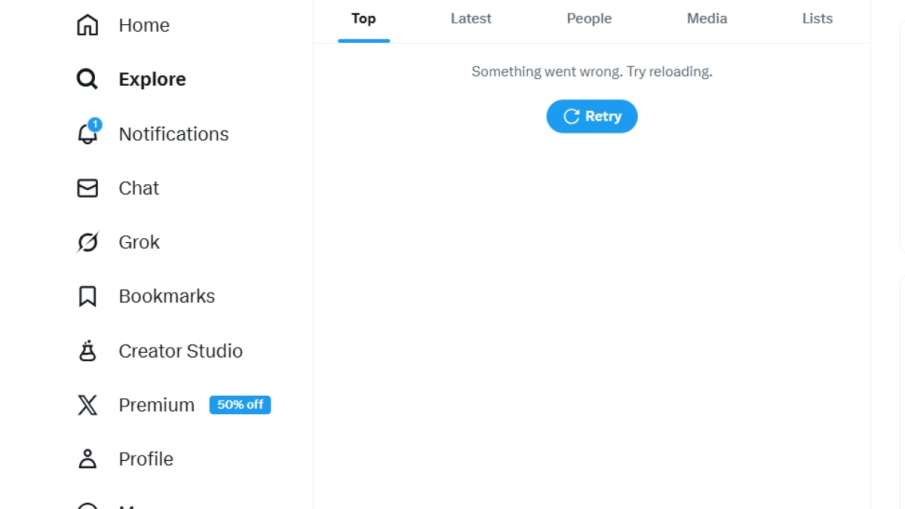 एक्स नीचे