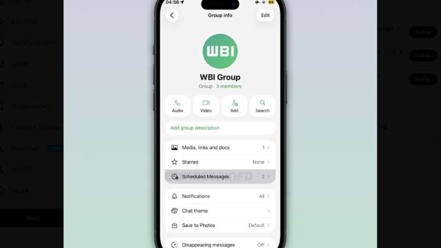व्हाट्सएप शेड्यूल किए गए संदेश