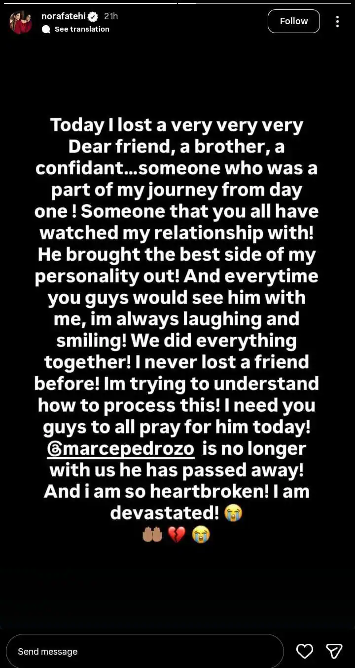 हेयर स्टाइलिस्ट मार्से पेड्रोजो का निधन, इंडस्ट्री में शोक की लहर से, वरुण वरुण से नोरा सखी तक ने दी श्रद्धांजलि