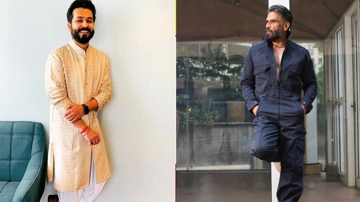 लेकिन इनमें से कुछ भी नहीं है, फिर भी वो कमाल करते हैं। कैसे? क्योंकि उन्होंने अपना किरदार खुद गढ़ा है। अपना शरीर, अपनी शक्ल और ख़ासतौर पर अपनी आँखों से। सुनील सोनी ने आदित्य धर की 'धुरंधर' के लिए अपने विजन की धूम मचाई। बता दें कि आदित्य धर कमाल के राइटर भी हैं और डायरेक्शन में भी अपना लोहा मनवा चुके हैं। (छवि स्रोत-Instagram@suniel.shetty, adityadarfilms)