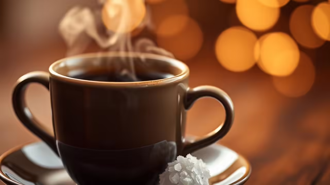 गरमागरम कॉफी, नमकीन चुम्बन